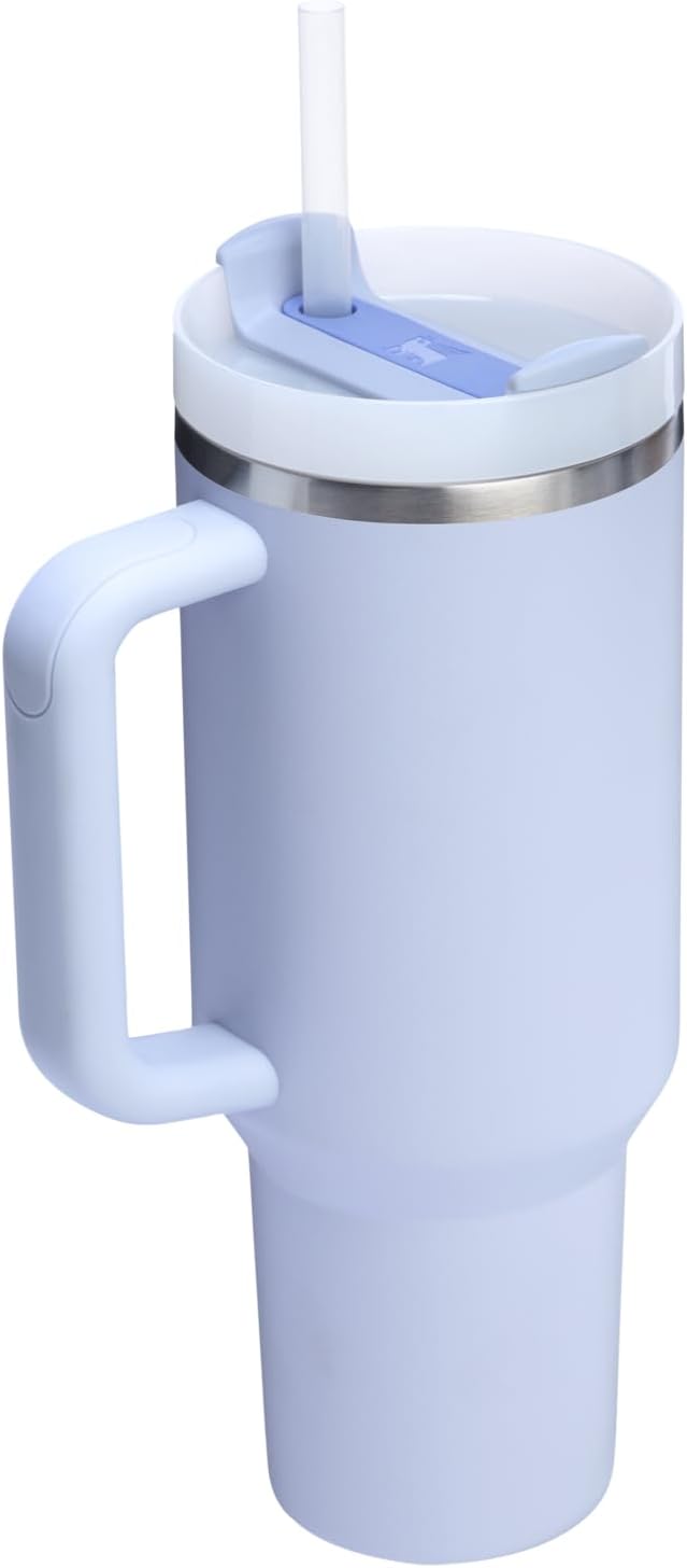 STANLEY Quencher H2.0 Flow State Tumbler, 40 oz, Dew Drop | Handle and Straw | 3-Position Lid | Cup Holder Compatible for Travel | Insulated Stainless Steel Cup | BPA-Free - Image 3