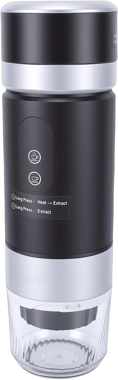 Sonew Portable Coffee Machine with 20 Bar Pressure – Handheld Maker for Camping, Travel & Office Use – Compatible with Ground Coffee & Capsules – Dual 7500mAh Rechargeable Batteries – - Image 5