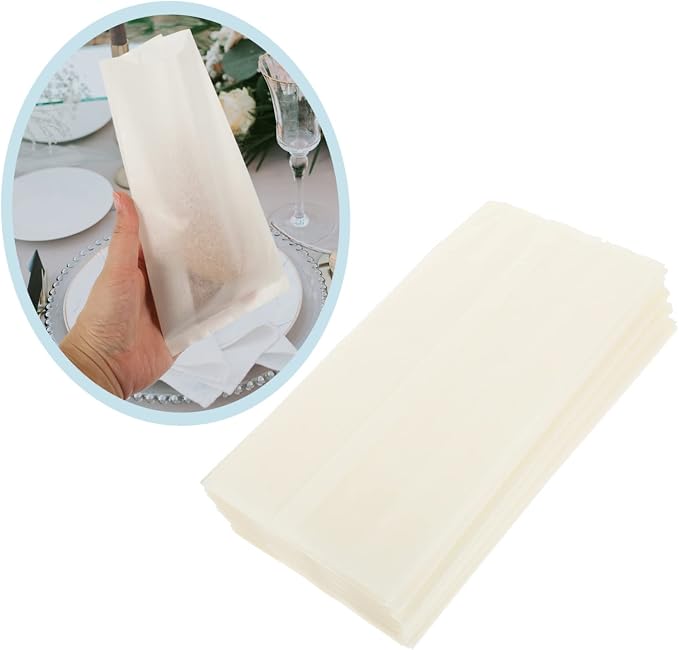 100pcs Food-grade Tissue Paper Pastry Storage Bags with Seal Bakery Bread and Snacks Cake Shops and Homemade Treats - Image 3