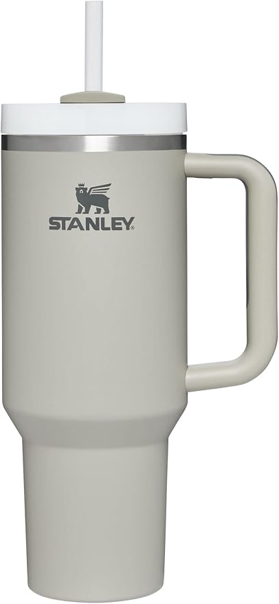 STANLEY Quencher H2.0 Flow State Tumbler, 40 oz, Flint | Handle and Straw | 3-Position Lid | Cup Holder Compatible for Travel | Insulated Stainless Steel Cup | BPA-Free by Unknown