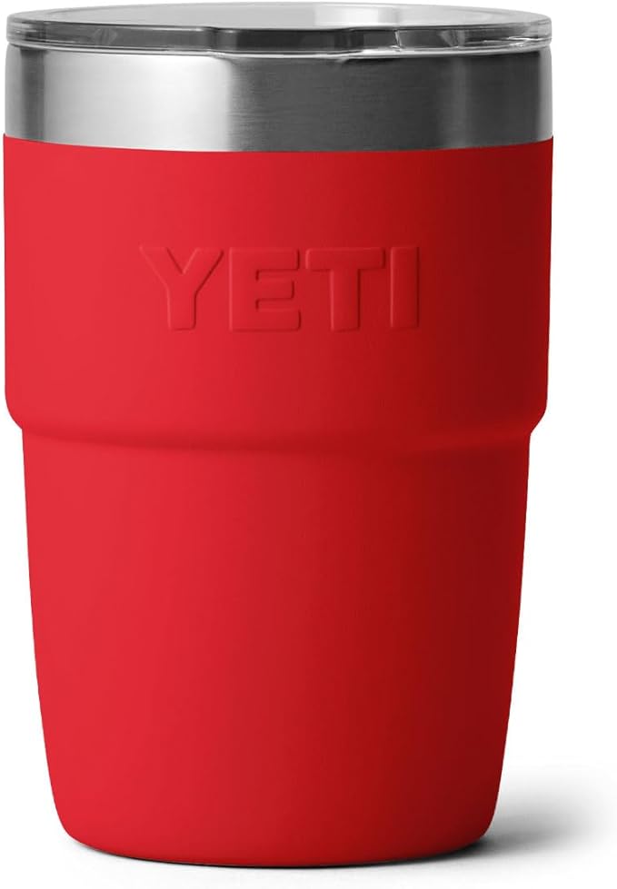 YETI Rambler 8 oz Insulated Coffee Mug with Lid - Stackable Double-Wall Vacuum Insulated Coffee Cup - DuraSip Ceramic Lining - Barista-Friendly Design - Stainless Steel - Dishwasher Safe - Image 6