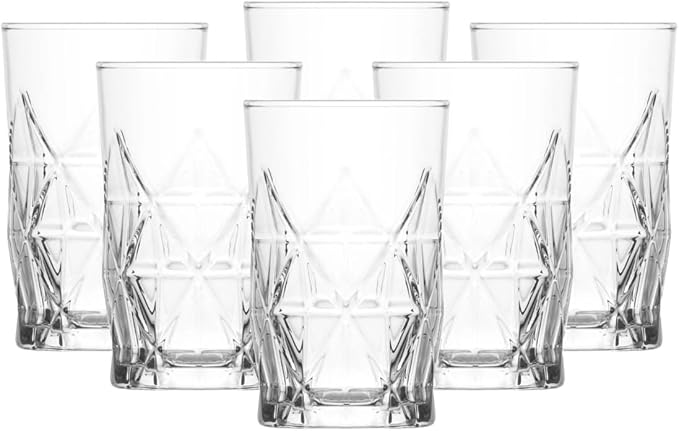 BOHEM'S Small Juice Glasses, Mini Clear Glass Cups Tumblers, Drinking Glassware for Orange Juice, Water, Milk, Coffee, Perfect for Tasting and Small Portions, Set of 6, (3.6 oz) - Image 3