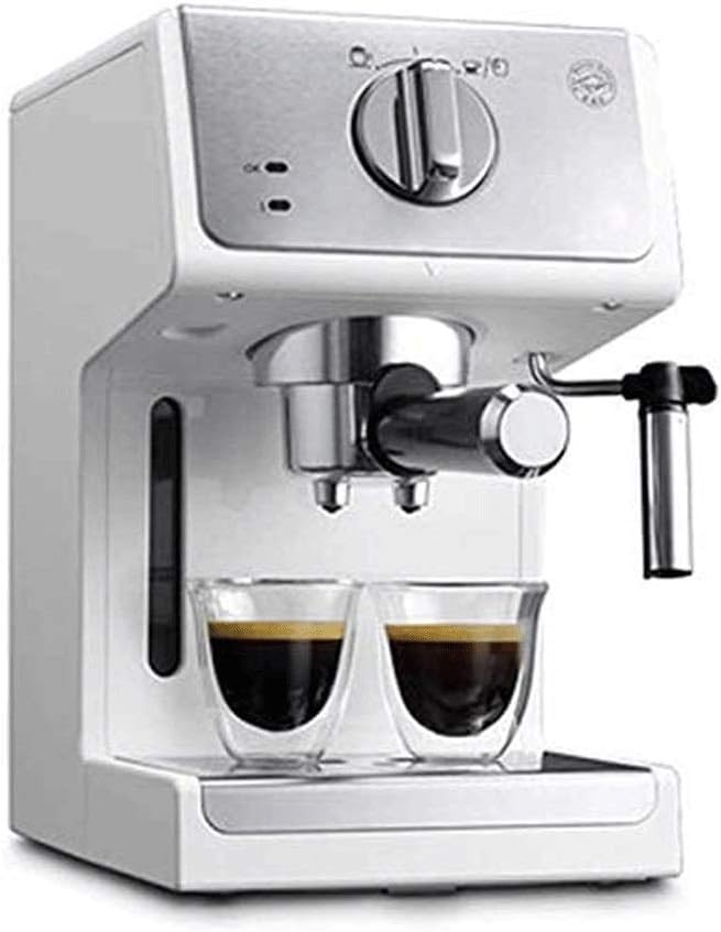 Espresso Machine, Compact Stainless Steel Coffee Maker with Milk Frother Wand for Professional Brewing, Perfect for Home Use, Easy to Clean and Operate by Unknown