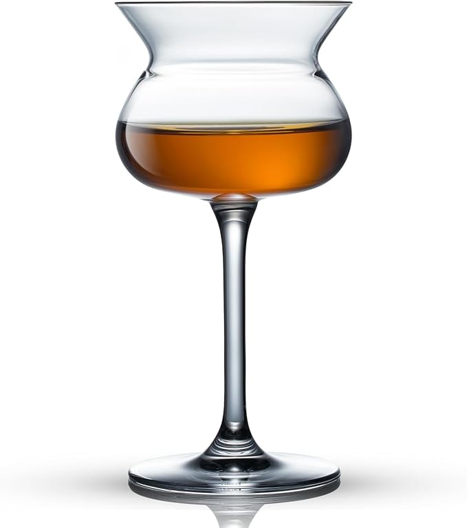 Neat Glass Elegance 2Pak Stemmed Spirits Glasses Official Tasting & Judging Glasses European Crystalline Bowl Shape Tasting Nosing Glasses for Cognac, Spirits, Whiskey, Scotch, Brandy Vodka 7" H 12oz - Image 3