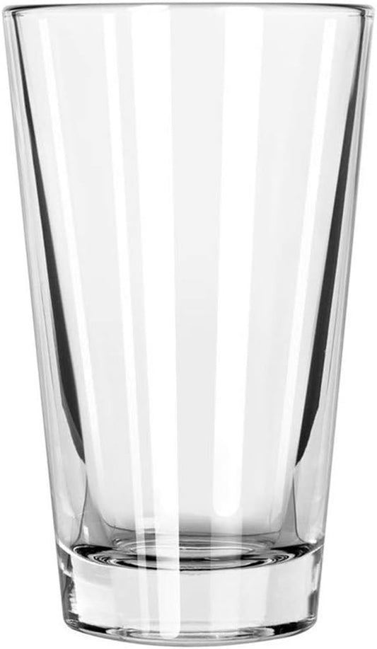 Libbey Pint Glass with DuraTuff Rim (1639HT), 16oz - Set of 4 by Libbey