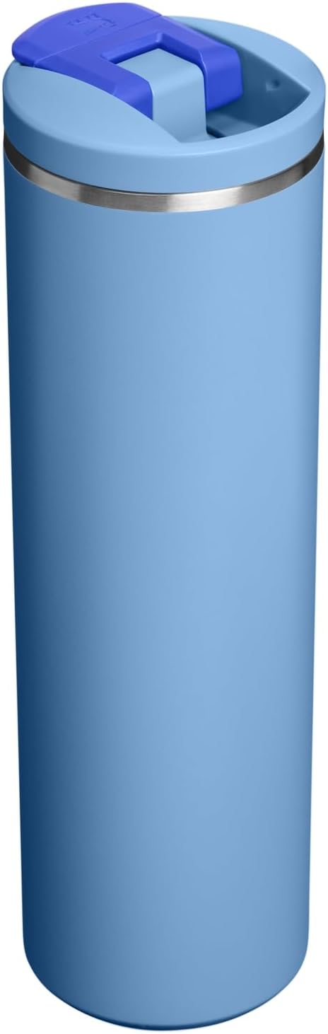 STANLEY Transit FlipTop Mug | Leakproof Coffee Travel Cup | Vacuum Insulated Stainless Steel | Stays Hot or Cold for Hours | BPA-Free | 20 oz | Blue Sky - Image 3