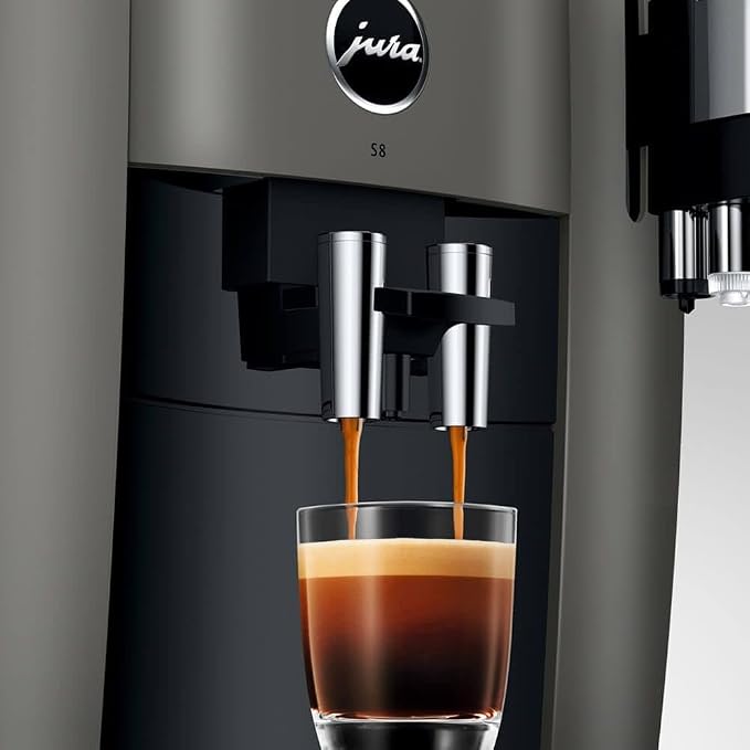 Jura 15755 S8 Automatic Smart Coffee and Espresso Machine - Dark Inox | S8 Model, Smart Technology, Automatic Brewing, Dark Inox Finish - Image 3