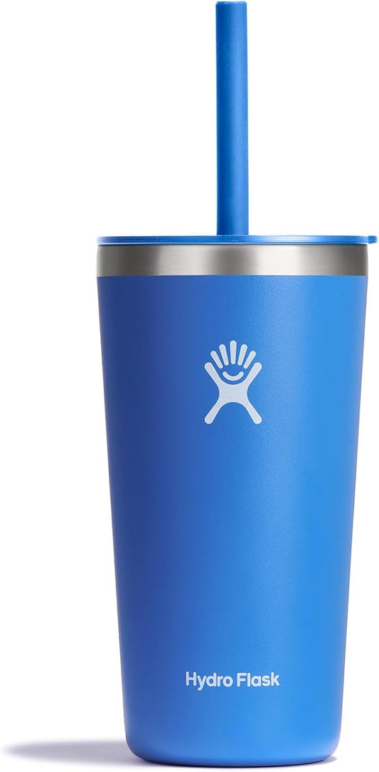 Hydro Flask All Around Tumbler Straw Lid, Insulated Travel Mug, Stainless Steel Coffee Cup 20 Oz Cascade by Unknown