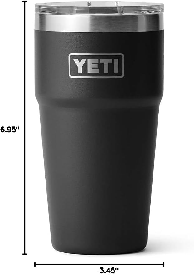YETI Rambler 20 oz Stackable Tumbler, Stainless Steel, Vacuum Insulated with MagSlider Lid - Image 9
