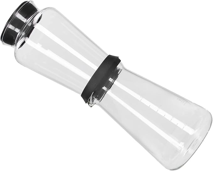 Cold Brew Dripper, Borosilicate Glass Cold Brew Coffee Maker, 900ml Large Capacity with Paper and Cubes Container, Slow Extraction for Rich, for Home Use