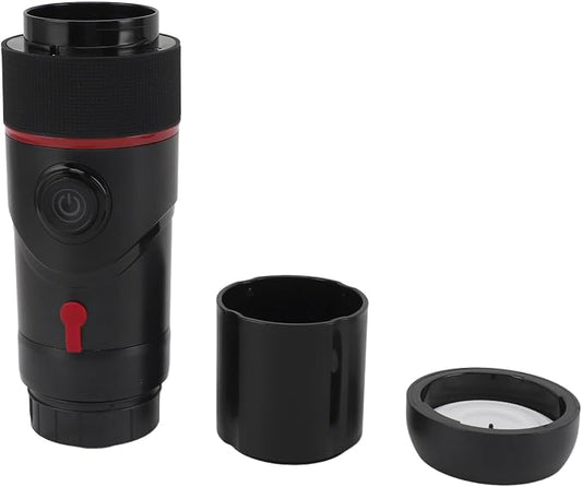 Portable Coffee Machine 3 in 1 15 Bar Pressure Capsule Coffee Maker with Intelligent Temperature Control for Camping Driving Home Office by Aqur2020