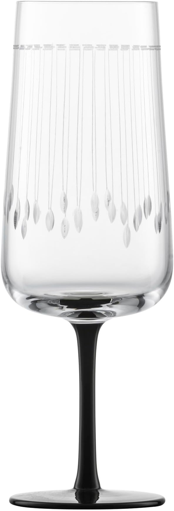 Zwiesel Glas Handmade Glamorous Crystal Glass, 11 Ounce Champagne (Set of 2), Clear by Unknown