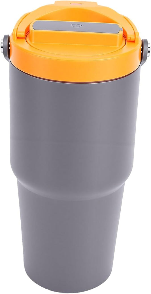 Portable Coffee Maker, 304 Stainless Steel Electric Coffee Mug, 600ml USB Rechargeable Brew Cup, Built in 500mAh Battery, Insulated Travel Maker for Camping Car Office by Unknown