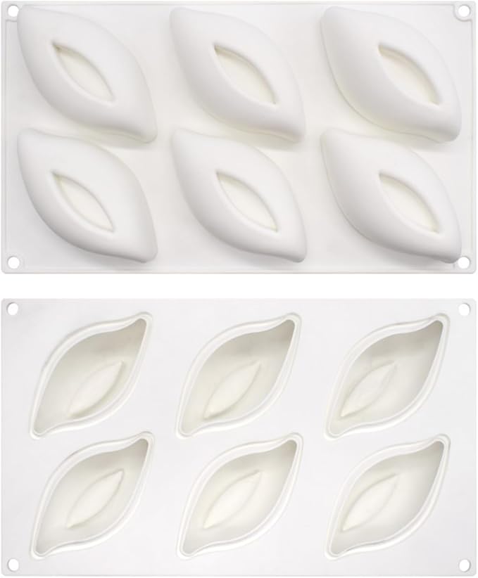 Pea Pod Mousse Cake Mold,Vegetable Fruit Silicone Baking Mold for Chocolate Pudding Candy French Dessert Fondant Cake Decoration