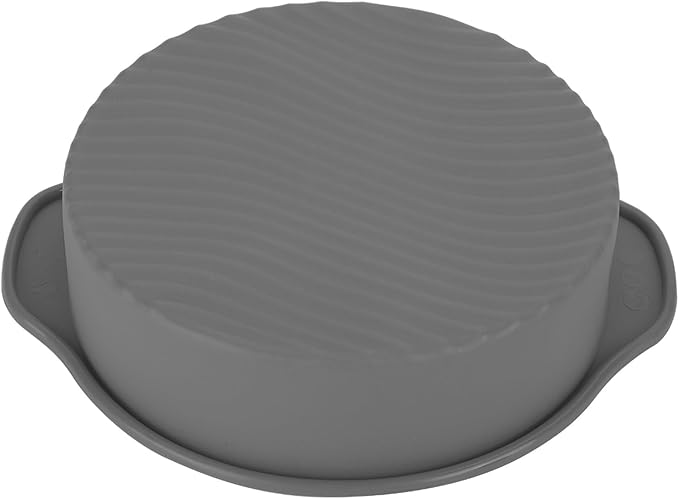 Silicone Cake Mold Round Shape Baking Pan for Oven and Microwave Food Grade Silicone Material in Green Pink Gray Blue 9 Inch Size (Gray) - Image 6