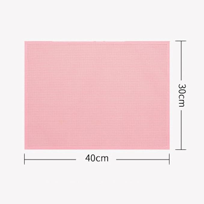 Silicone Mat Bread Making Mat Fondant/Pie Crust Pad Cushion for Picnic Bake Pan, Pink - Image 3