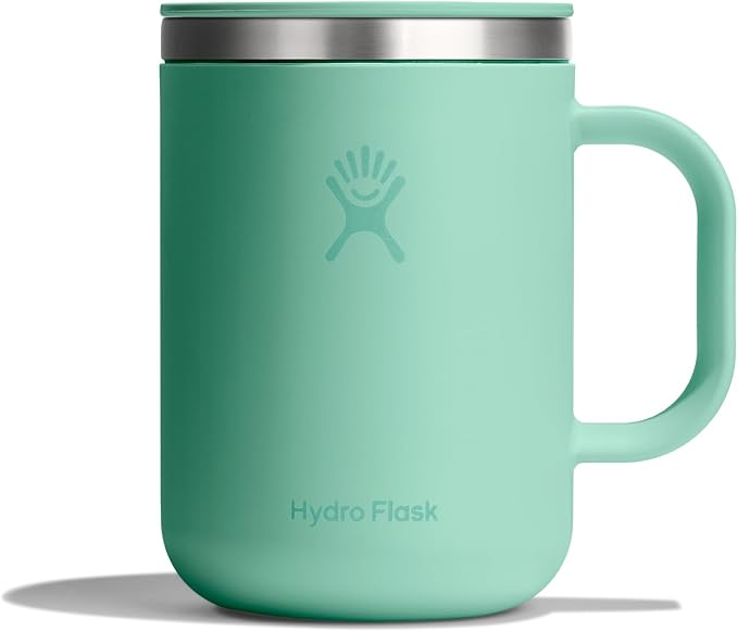 Hydro Flask Coffee Mug – Insulated Stainless Steel, Non Spill, Leak Resistant Travel Mug 24 Oz Mermaid Green by Unknown