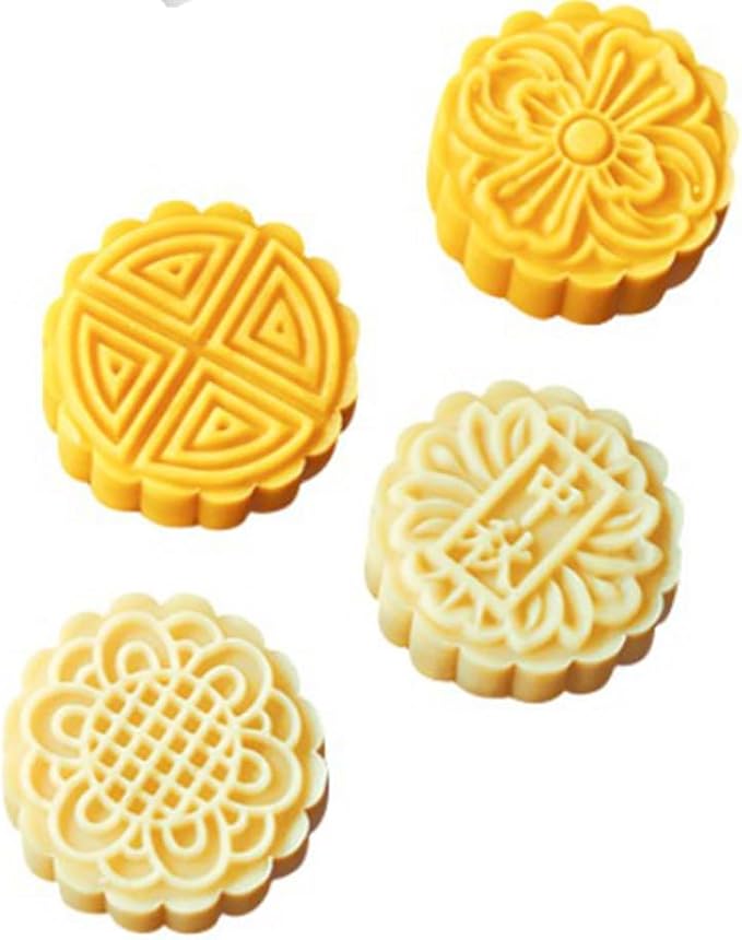 6 Flower Silicone Cake Mold Handmake DIY Bread Mould Silicone Moulds For Cake Mooncake Mold Cake Tools (Mooncake O_8.52 X5.8 X0.84 inch) - Image 9
