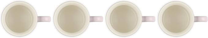 Le Creuset Stoneware Vancouver Mug, Set of 4, 14 oz. each, Shallot - Image 4