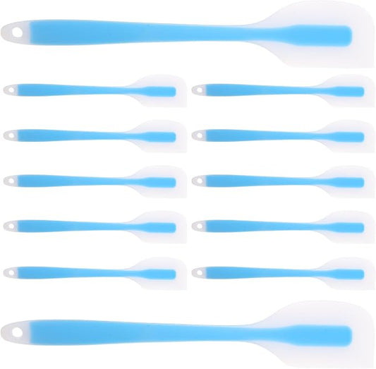 PRETYZOOM 20pcs Silicone Baking Spatula Heat Resistant Flexible Non-stick Scraper for Baking and Cake Preparation, Seamless Silicone Mixing Tool Prevents Residue for Home Cooks and Pastry by PRETYZOOM