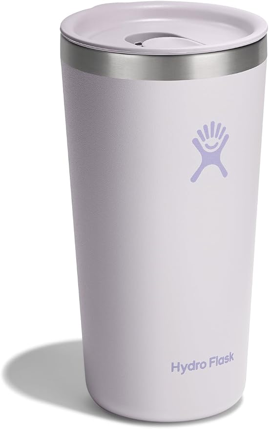 Hydro Flask All Around Tumbler Press-In Lid, Insulated Travel Mug, Stainless Steel Coffee Cup 20 Oz Cloud Pink - Image 2