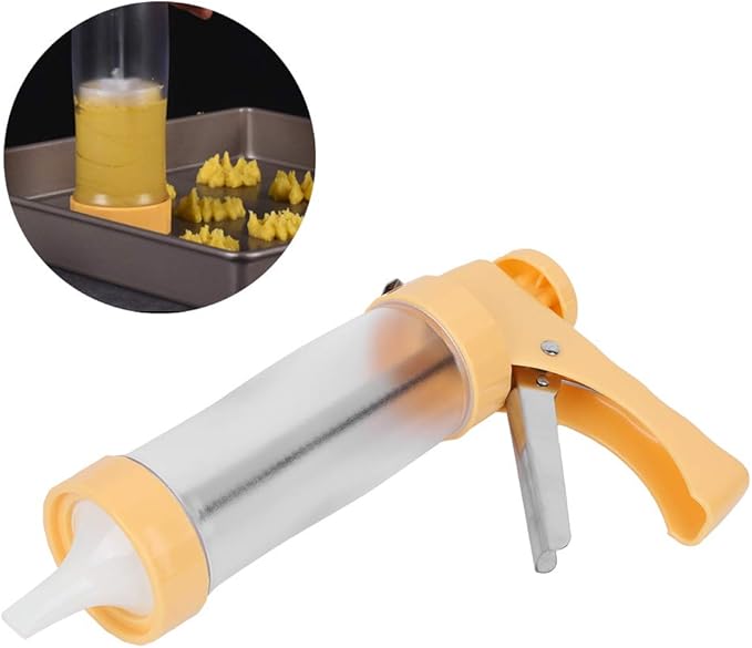 Disassembled Cake Decorating Kit, Dessert Decorating Nozzle Set with Ergonomically Designed Handle 16 mold 6 Nozzles Cupcake Decorating Kit for Homes Bakeries Dessert Shops