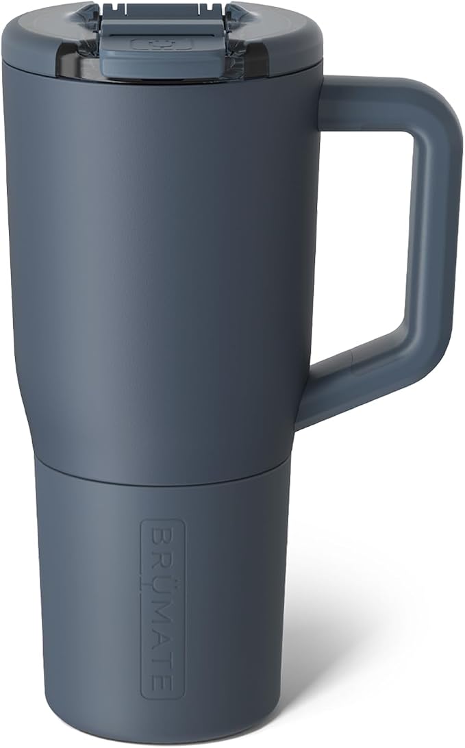 BrüMate Müv - 25oz 100% Leak Proof Insulated Coffee Mug with Handle & Lid - Stainless Steel Coffee Travel Mug - Double Walled Coffee Cup (Nightfall Blue) by Br%C3%BCMate
