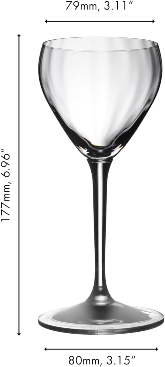 Riedel Nick & Nora Large Crystal Glasses, Drink Specific Glassware Machine-Made, Set of 2 | Drink Specific Glassware Machine-Made, Dishwasher safe - Image 5