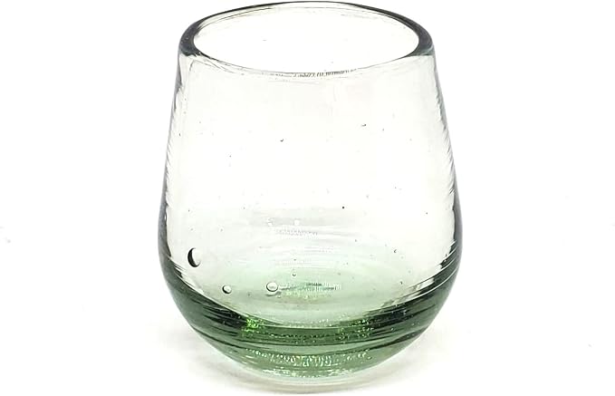 Clear 6 oz Roly Poly Glasses (set of 6), Recycled Glass, Lead-free, Toxin-Free (6 oz Roly Poly) - Image 2
