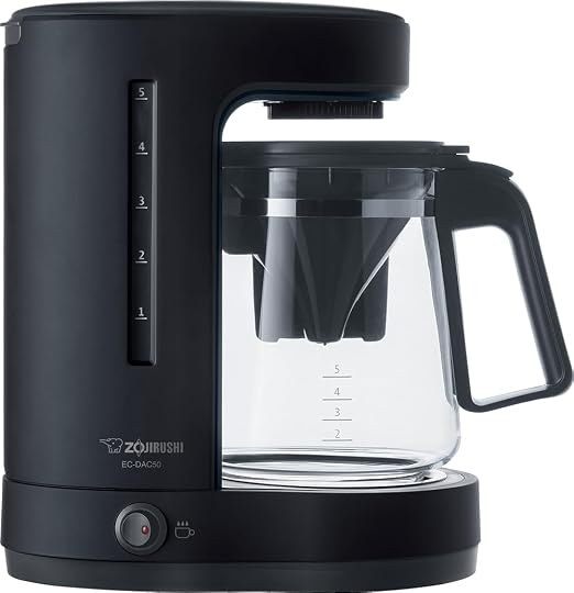 Zojirushi EC-DAC50BA ZUTTO Coffee Maker 5 Cups, Black, PFAS-free | PFAS-free by Unknown
