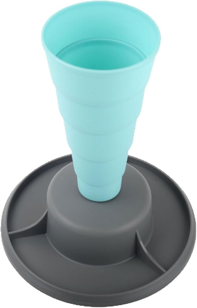 Piping Bag Holder Stand with Nonslip Storage Tray for Cake Decorating Foldable Baking Tool Kitchen Pastries Tool Organiz