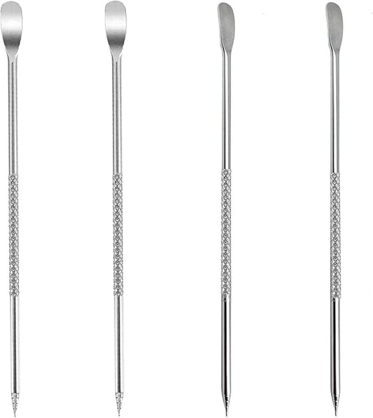 Stainless-steel Coffee Latte Art Pen - Spice Pen Cappuccino Espresso Machine Accessory Fancy Stitch Barista Tool, 4 Piece
