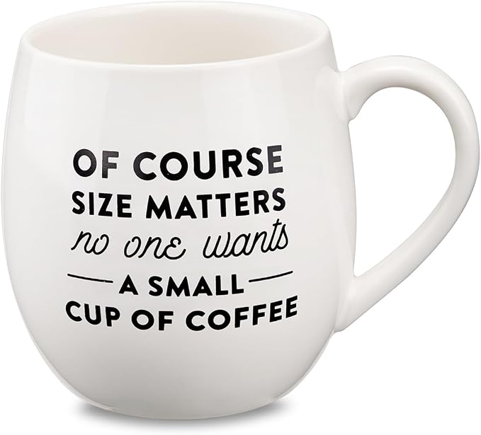MIECOO Large Ceramic Coffee Mug, 24 Oz Jumbo Coffee Cup for Office and Home | White Big Porcelain Coffee Mug for Latte Milk Tea Cocoa Cereal, Dishwasher and Microwave Safe, Great for Family and Friends by MIECOO+MIECOO