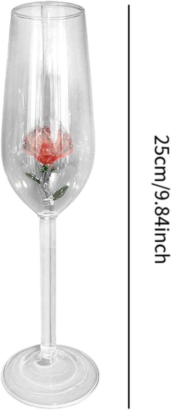 Wine Glass Drinking Glassware for Party Supplies Festival Table Centerpiece - Image 2