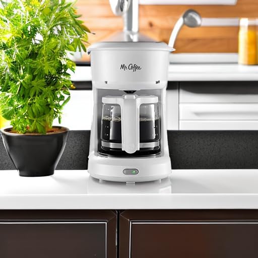 Mr. Coffee 2134286 ® 5-Cup Mini Brew Switch Coffee Maker, White - Image 5