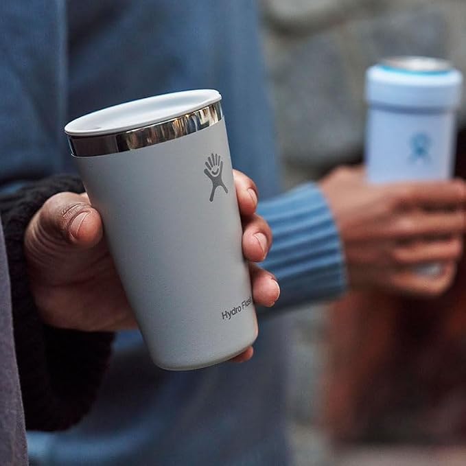 Hydro Flask All Around Tumbler Press-In Lid, Insulated Travel Mug, Stainless Steel Coffee Cup 16 Oz Agave Green - Image 2