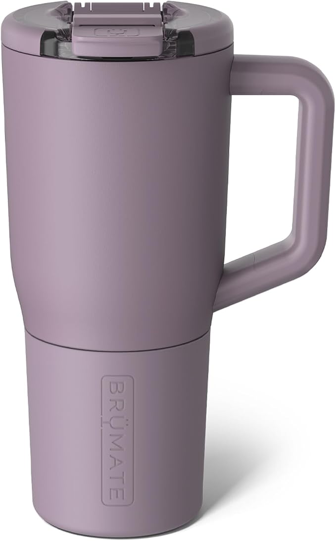 BrüMate Müv - 25oz 100% Leak Proof Insulated Coffee Mug with Handle & Lid - Stainless Steel Coffee Travel Mug - Double Walled Coffee Cup (Lilac Dusk) by Br%C3%BCMate