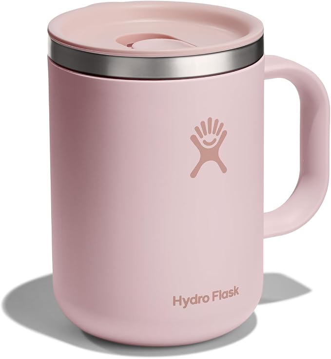 Hydro Flask Coffee Mug – Insulated Stainless Steel, Non Spill, Leak Resistant Travel Mug 24 Oz Trillium Pink - Image 2