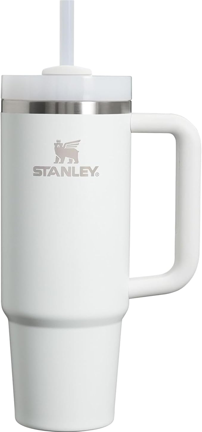 STANLEY Quencher H2.0 Flow State Tumbler, 30 oz, Frost | Handle and Straw | 3-Position Lid | Cup Holder Compatible for Travel | Insulated Stainless Steel Cup | BPA-Free by Unknown