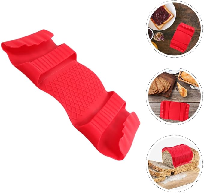 2pcs Multifunctional Bread Loaf Slicing Guide with Heat Resistant Silicone Protector for Food Preparation and Grilling Foods, Oven Compatible Kitchen Tool for Safe Bread Cutting - Image 7