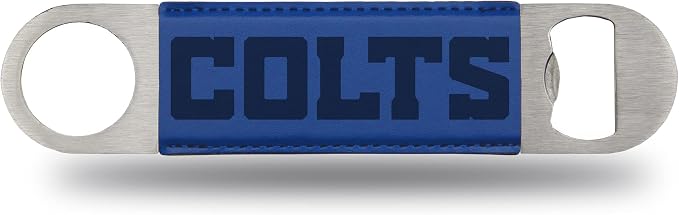 Rico Industries NFL Laser Engraved Bar Blade Faux Leather Laser Engraved Bar Blade - Great Beverage Accessory for Game Day by RicoIndustries