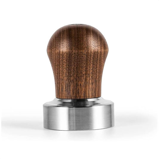 54mm Espresso Tamper | Fits 54mm Breville Barista Espresso Portafilter | Thickening Base Walnut Handle Tamper Tools for Espresso Machine | Espresso Machine Accessories