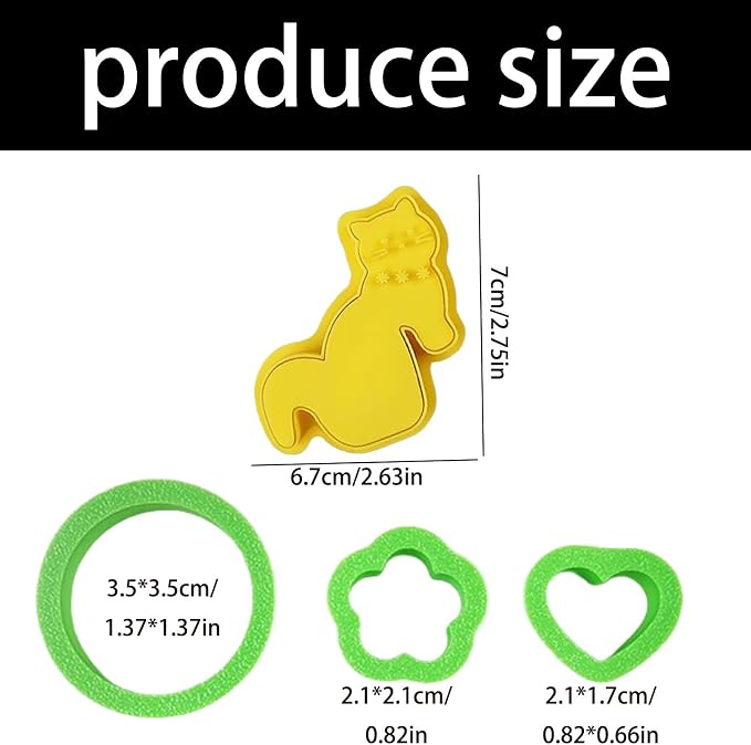 Cats Coffee Cup Cookie Stamp Easy Dishwasher Safe for Professional and Home Bakers Alike Cats Shape Cookie Stamp - Image 3