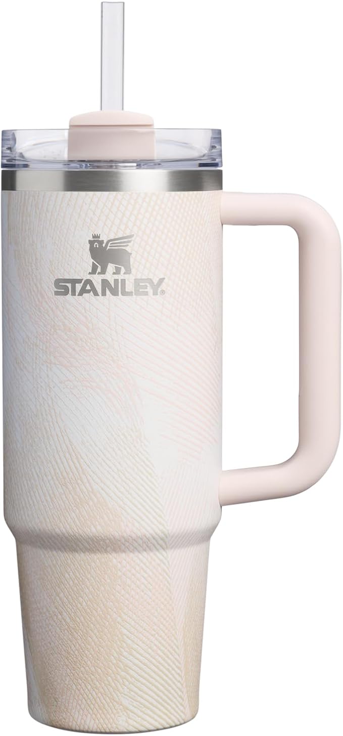 STANLEY Quencher H2.0 Flow State Tumbler, 30 oz, Sahara Plume | Handle and Straw | 3-Position Lid | Cup Holder Compatible for Travel | Insulated Stainless Steel Cup | BPA-Free by Unknown