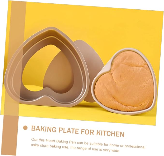 Zerodeko Heart-shaped Baking Mold Non-stick Baking Pan with Removable Bottom for Cakes Tray for Kitchen Use - Image 6