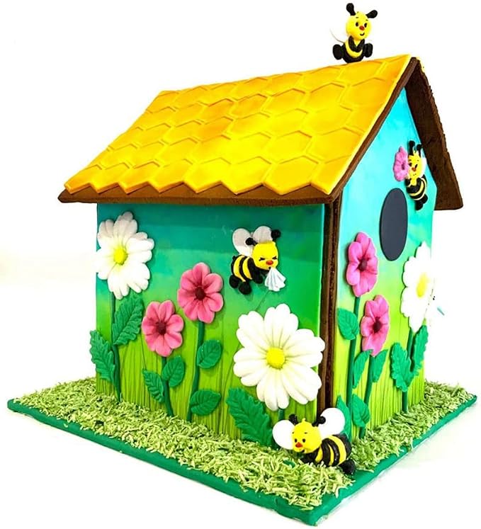 Cestony 4 small bees Silicone Molds for DIY Cake Fondant Biscuit Cookies Soap Sugar Pudding Chocolate Hard Candies Dessert Candle Decor - Image 5
