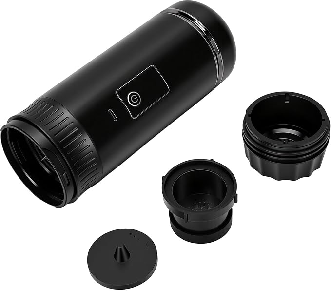 Portable Coffee Machine, 7800mAh Self Heating Maker | with Single Touch Operation, 200ML for Travel Camping Office - Image 8
