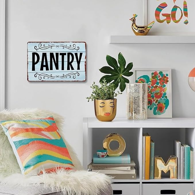 Vintage, Pantry Metal Sign, Aluminum, 12x8 Inch | Aluminum Material, Rust Resistant, UV Printed, For Home, Kitchen, Pantry, Wall Decoration - Image 7