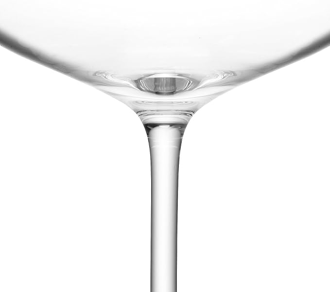 LSA WI24 Wine Champagne Saucer 7.25 fl oz/H5.25in Clear x 4 - Image 3