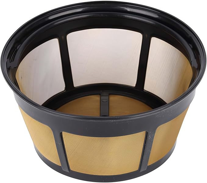 Reusable Coffee Filter, Fits BUNN Coffee Maker and Brewer Replaces your Coffee Filter 8 10 12 Cup Basket and Permanent Coffee Filter (2PCS)
